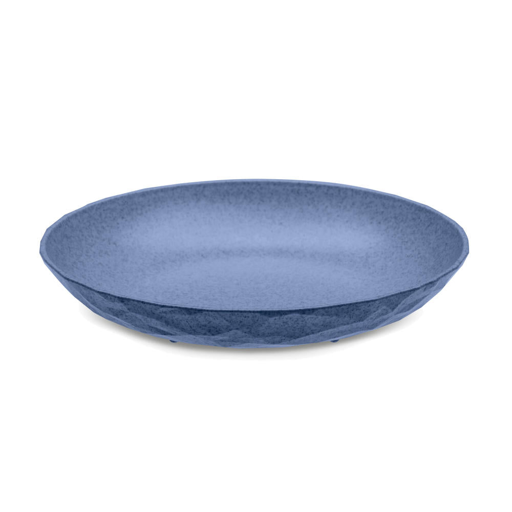 Koziol Tiefer Teller Club Plate M, Speiseteller, Suppenteller, Thermoplastischer Kunststoff, Organic Blue, 4006671