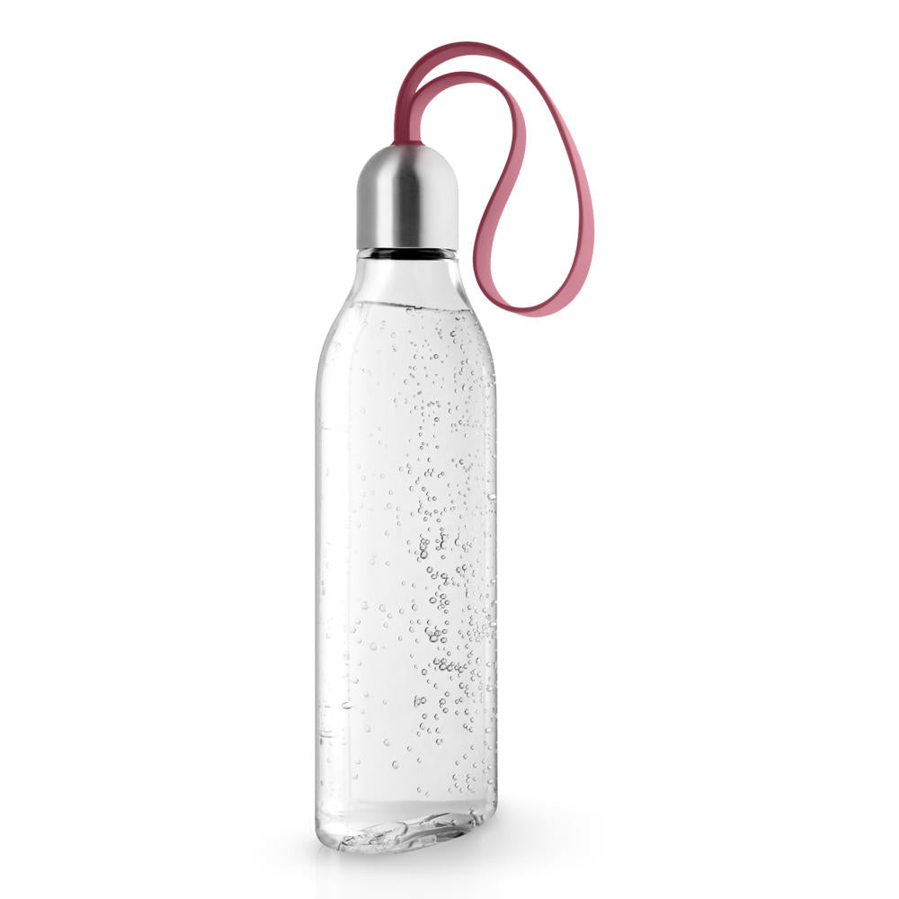 Eva Solo Backpack Trinkflasche Pomegranate, Flasche, Kunststoff, Silikon, Edelstahl, Dunkelrot, 500 ml, 505013