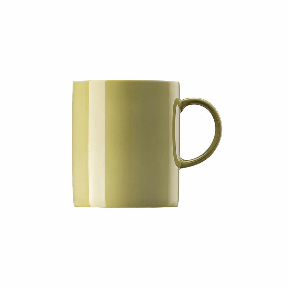 Thomas Sunny Day Becher mit Henkel groß, Tasse, Porzellan, Avocado Green, 400 ml, 10850-408548-15571