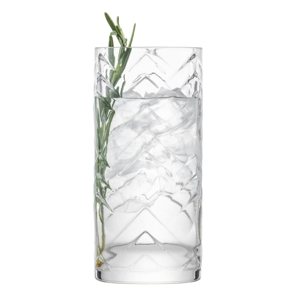 Schott Zwiesel Longdrink Glass Fascination Set of 6, Cocktail Glass, Highball Glass, Tritan Crystal Glass, 401 ml, 121666