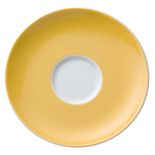 Thomas Sunny Day saucer for coffee cup / tea cup, porcelain, yellow, dishwasher safe, 14.5 cm, 14741