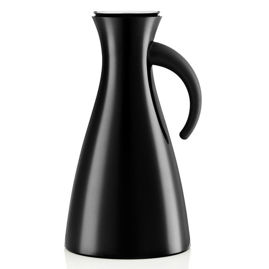 Eva Solo insulated jug, coffee pot, thermos flask, teapot, glass/plastic/stainless steel, black, 1 L, 502910