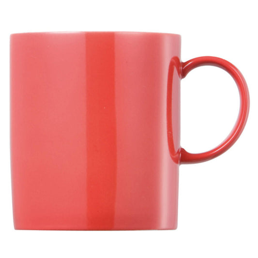 Thomas Sunny Day Becher mit Henkel, Kaffeetasse, Porzellan, New Red / Rot, Spülmaschinenfest, 300 ml, 15505