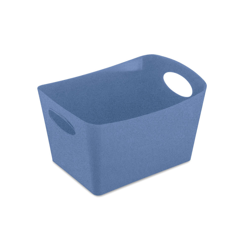 Koziol Aufbewahrungsbox Boxxx S, Box, Kiste, Korb, Aufbewahrung, Thermoplastischer Kunststoff, Organic Blue, 1 L, 5745671