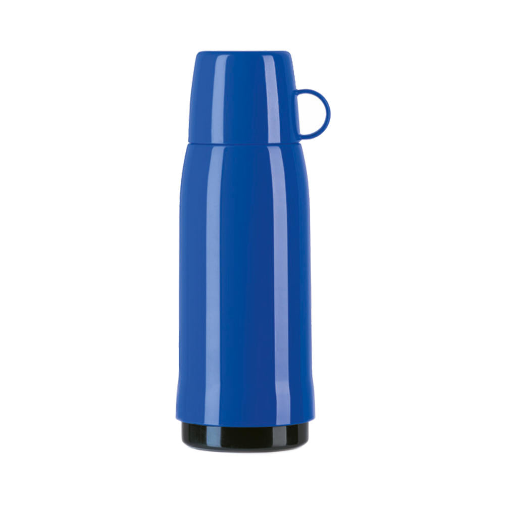 Emsa Rocket Isolierflasche, Blau, 0.75 L, Teekanne, Kaffeekanne, 502445