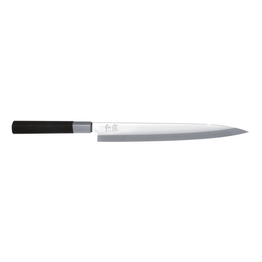 Kai Wasabi Black Yanagiba, Shashimi Messer, Filitiermesser, Fischmesser, 24 cm, 6724Y