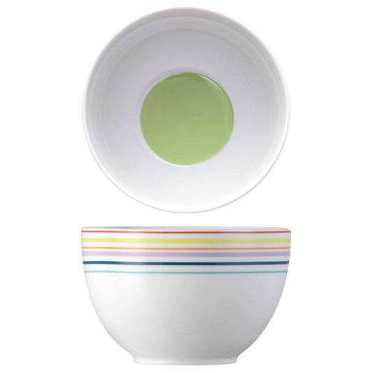 Thomas Sunny Day Müslischale, Schälchen, Porzellan, Sunny Stripes / Bunt Gestreift, Spülmaschinenfest, 12 cm, 15456