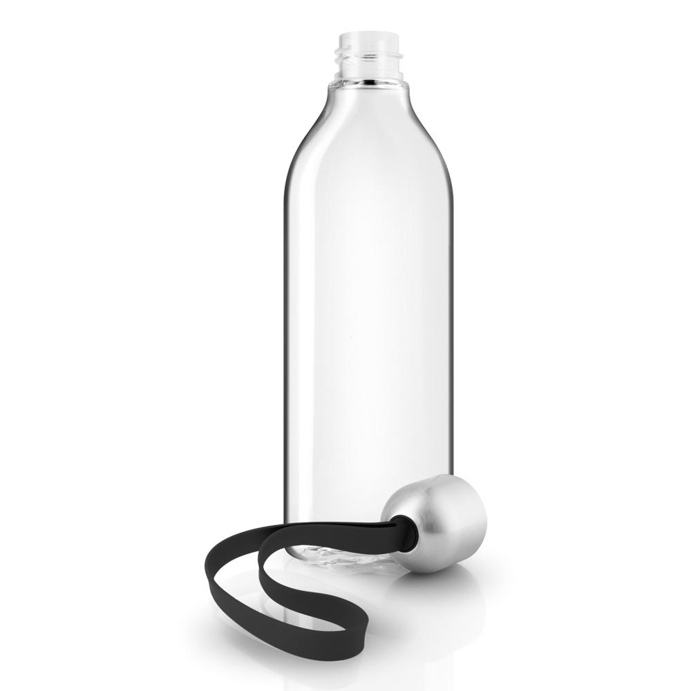 Eva Solo Backpack Trinkflasche Black, Flasche, Kunststoff, Silikon, Edelstahl, Schwarz, 500 ml, 505010