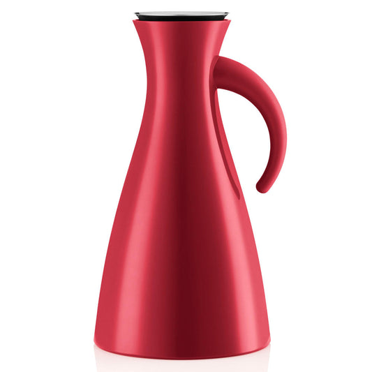 Eva Solo insulated jug, coffee pot, thermos flask, teapot, glass/plastic/stainless steel, red, 1 L, 502913