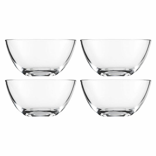 Eisch Schalen 4er Set, Müslischalen, Dessertschalen, Salatbowls, Kristallglas, 14 cm, 30056715