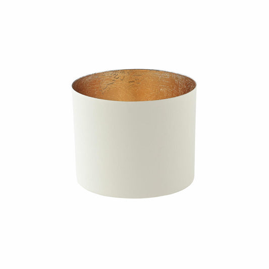 Gift Company Windlicht Chennai L, Teelichthalter, Kerzenhalter, Eisen, Weiß, Gold, 10 cm, 1054605001