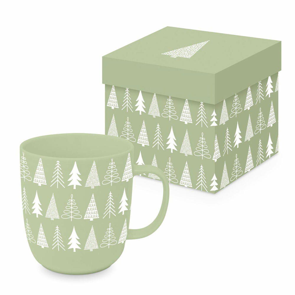 PPD Pure Mood green Matte Mug, in gift box, cup, tea cup, coffee mug, 400 ml, 604485