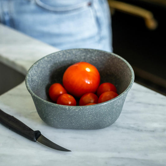 Koziol Box with Lid Connect Box, Lunch Box, Plastic-Wood Mix, Nature Ash Grey, 700 ml, 7274701