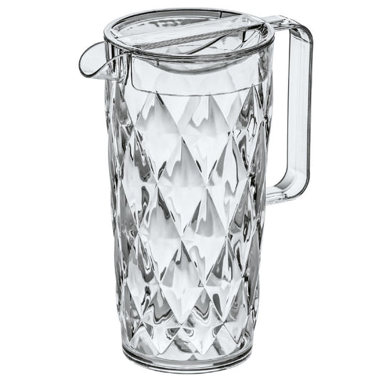 Koziol Crystal, Kanne, Karaffe, Krug, Saftkanne, Wasserkaraffe, 1,6l, Transparent Klar, 3688535