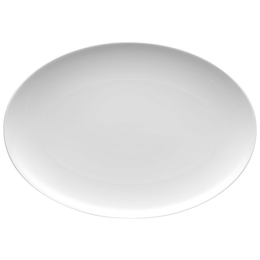 Thomas Loft Platter, Serving Platter, Oval, Flat, Porcelain, White, Dishwasher Safe, 40 cm, 12740