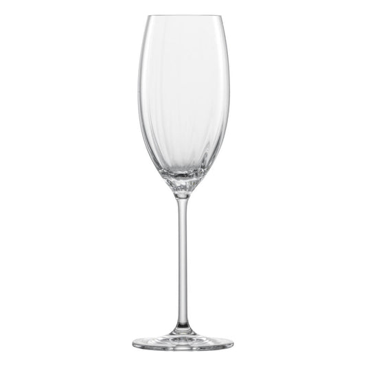Zwiesel Glas Champagnerglas Prizma mit Moussierpunkt 2er Set, Glas, 288 ml, 122330