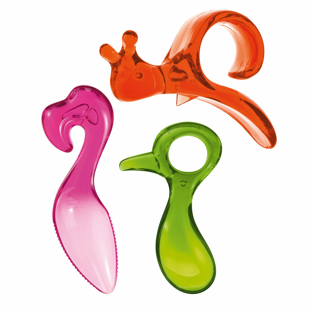 Koziol Fruit Helper Gift Set Energy-Tool 3-piece, Plastic, Colorful, 3734480