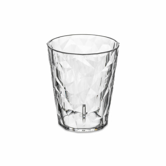 Koziol Becher Club S 2.0, Trinkglas, Kunststoff, Crystal Clear, 250 ml, 3576535