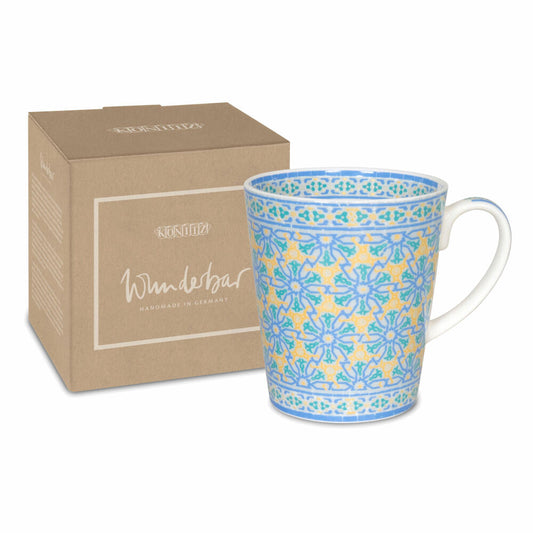 Könitz Tasse Wunderbar Ornaments, Becher, Kaffeebecher, Bone China, Bunt, 600 ml, 11 5 255 2688