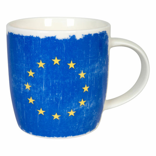 Könitz Becher Vintage Flag Europa, Tasse, Kaffeebecher, New Bone China, Bunt, 350 ml, 11 7 275 2658