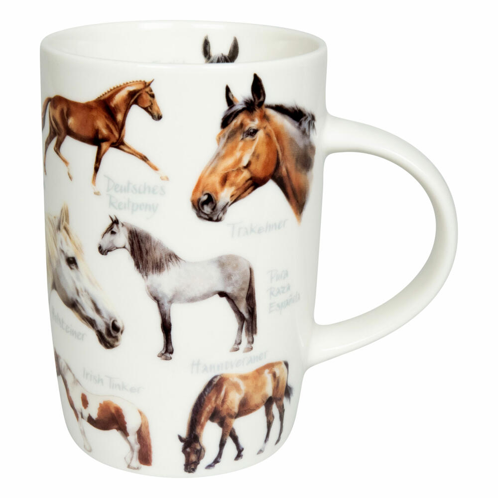 Könitz Mug Natures Diversity - Horses, Cup, Coffee Mug, New Bone China, Colorful, 540 ml, 11 7 269 2710