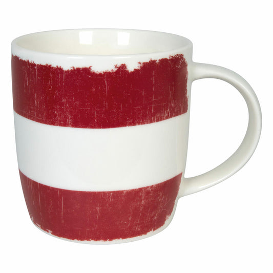 Könitz Becher Vintage Flag Österreich, Tasse, Kaffeebecher, New Bone China, Bunt, 350 ml, 11 7 275 2661