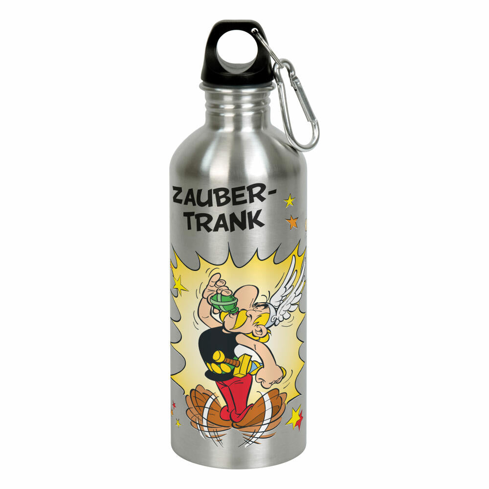 Könitz Flasche Cool Bottle - Zaubertrank, Thermoflasche, Outdoorflasche, Doppelwandig mit Verschluss, Edelstahl, Silbern, 600 ml, 11 9 244 2383
