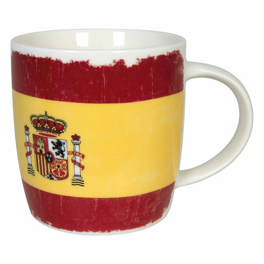 Könitz Becher Vintage Flag Spanien, Tasse, Kaffeebecher, New Bone China, Bunt, 350 ml, 11 7 275 2663