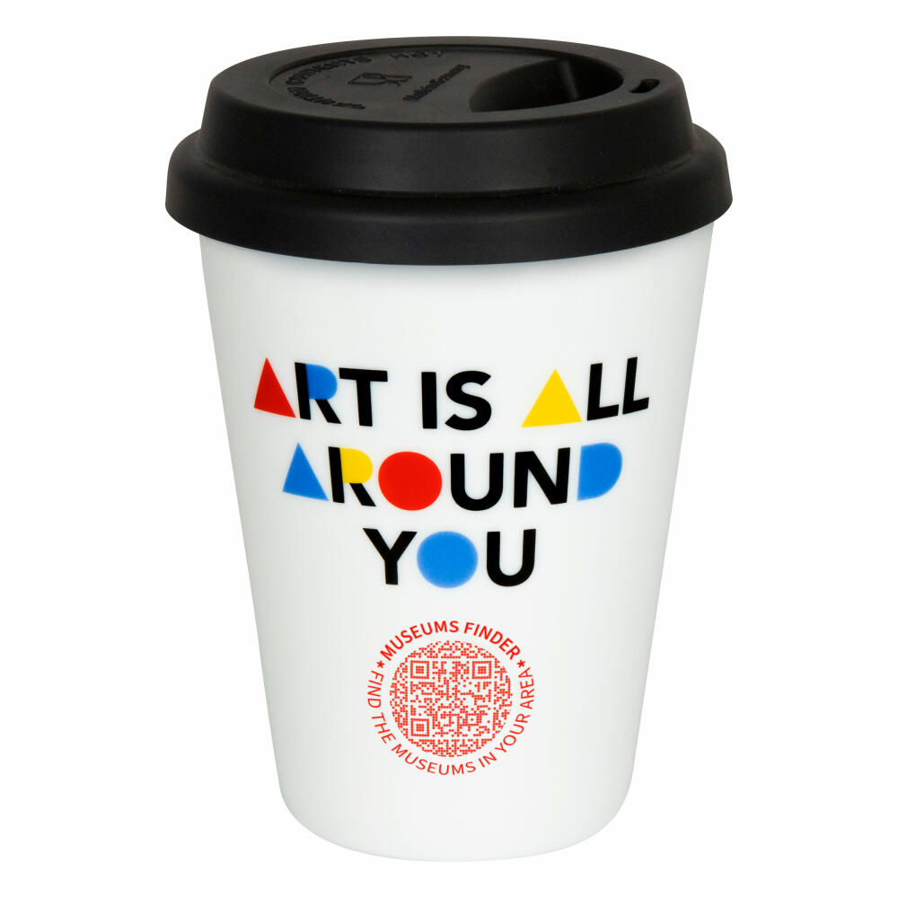 Könitz Coffee to go Mug Museums Finder, Thermobecher, Porzellan, Bunt, 380 ml, 11 5 162 2694
