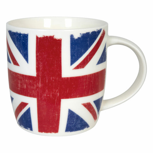 Könitz Becher Vintage Flag Union Jack, Tasse, Kaffeebecher, New Bone China, Bunt, 350 ml, 11 7 275 2664