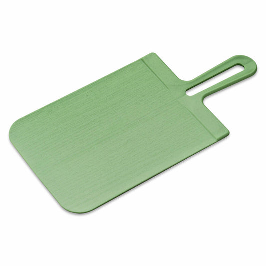 Koziol Schneidebrett Snap S, Klapp-Schneidbrett, Kunststoff, Nature Leaf Green, 16 x 33 cm, 7250703