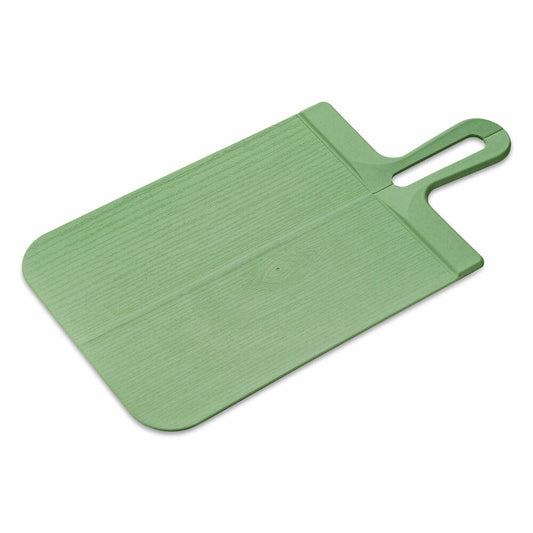 Koziol Schneidebrett Snap L, Klapp-Schneidbrett, Kunststoff, Nature Leaf Green, 24 x 46 cm, 7251703