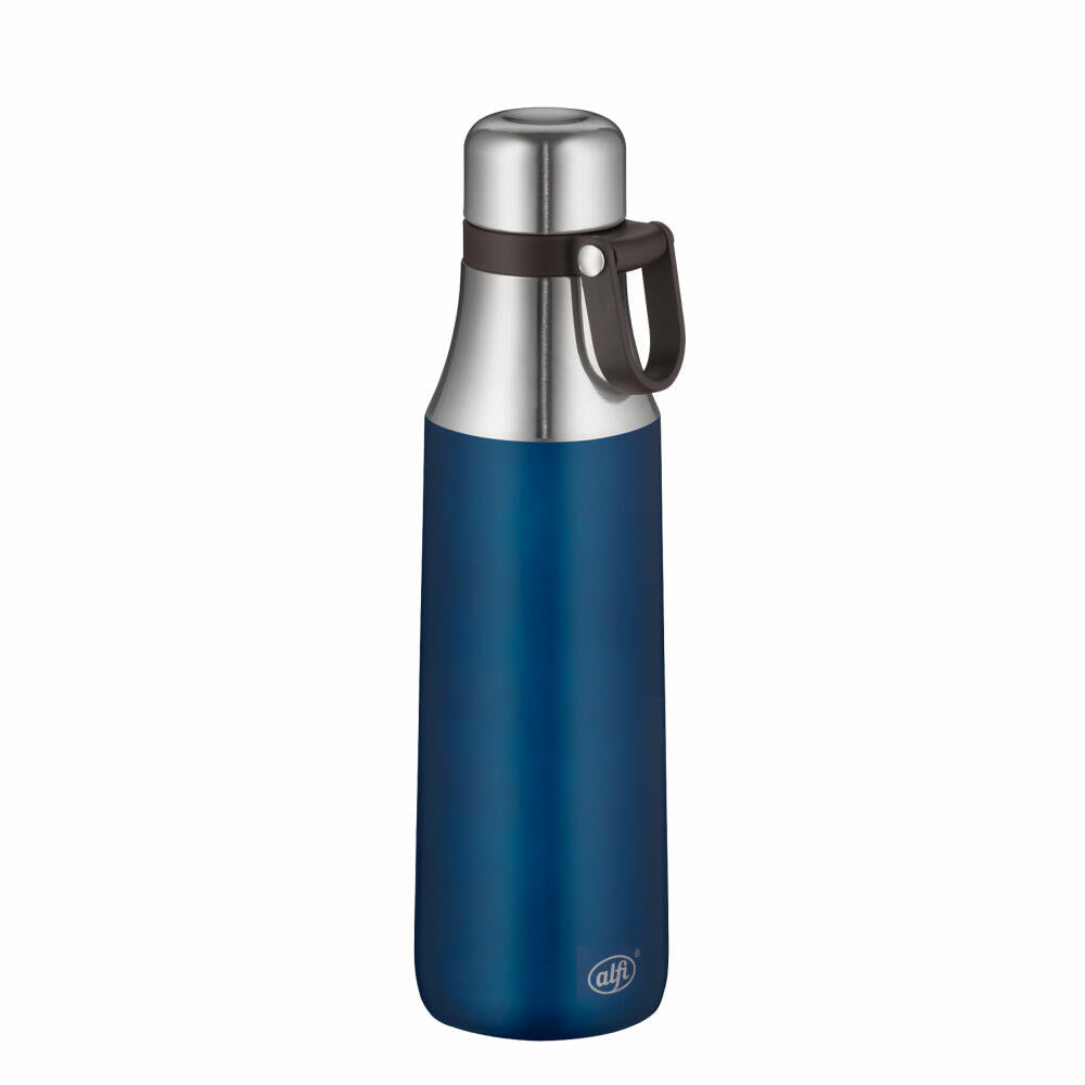 Alfi Trinkflasche City Bottle Loop, Isolierflasche, Edelstahl, Mystic Blue Matt, 0.5 L, 5537259050