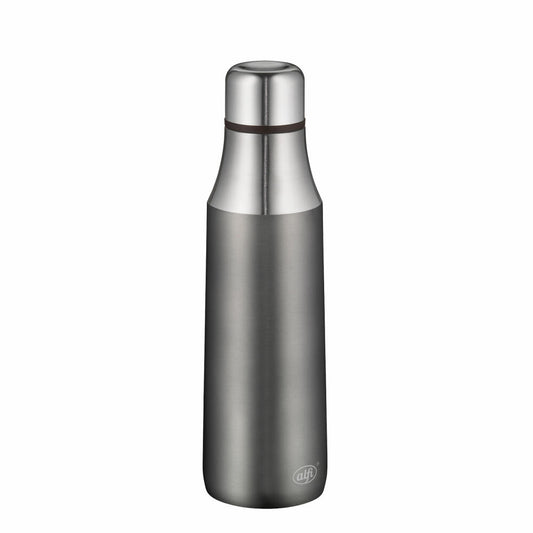 Alfi Trinkflasche City Bottle, Isolierflasche, Edelstahl, Cool Grey Matt, 0.5 L, 5527234050