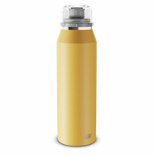 Alfi Trinkflasche Endless Iso Bottle, Isolierflasche, Edelstahl, Spicy Mustard Matt, 0.5 L, 5669295050