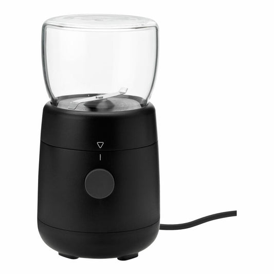 Rig-Tig FOODIE elektrische Kaffemühle Black, Coffee Grinder, Mühle, Borosilikatglas, Kunststoff, Edelstahl, Schwarz, 180 W, Z00603-1